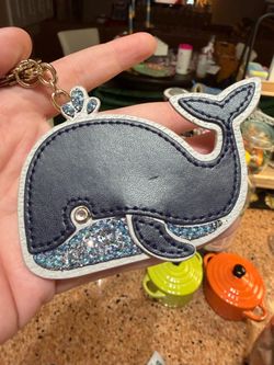 Kate Spade Whale Keychain Bag Charm