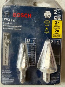 Bosch Turbo Step Drill Bits