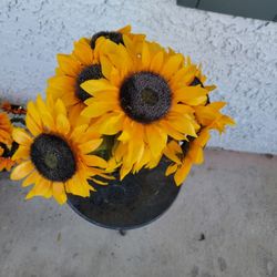 Fall flower potted bouquet 