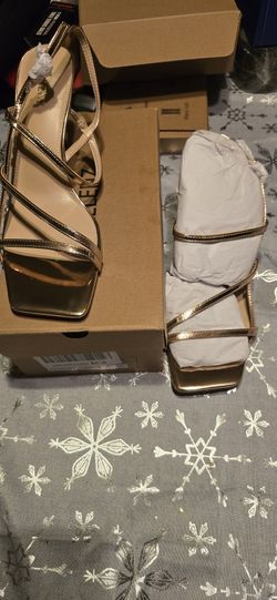 Square Open Toe Slingback Sandals