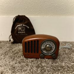 Portable Vintage Radio And Retro Bluetooth Speaker