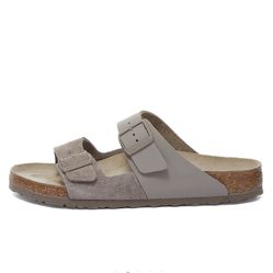 Birkenstock, Arizona split, Gray Taupe, Size9