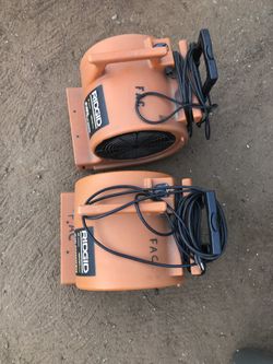 Rigid 1600cfm air mover Fan