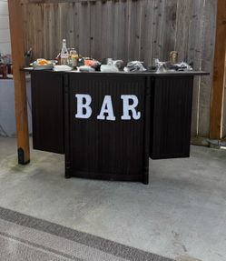 Bar table cabinet