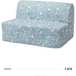 IKEA Sleeper Sofa- Black And White Cover Not Blue