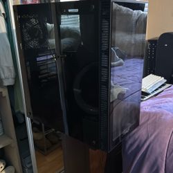 rosewill pc case with 4 rgb fans 