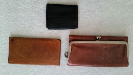 3 Genuine Leather Wallets