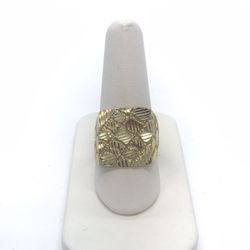 Gold Nugget Ring New