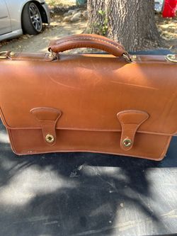 VINTAGE LEATHER CARRIER LAPTOP