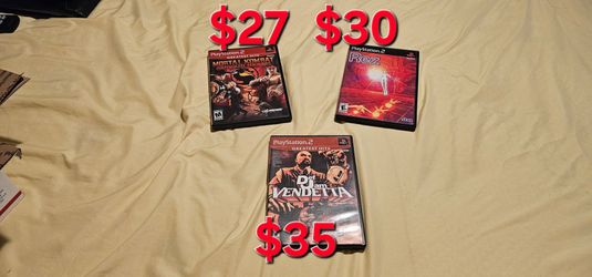Sony PlayStation 2 ps2 games $27 to $35 each