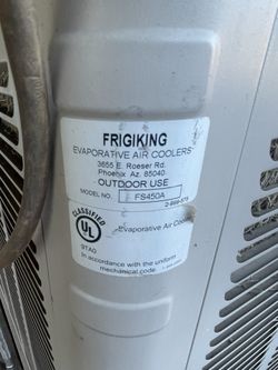 Phoenix FS450A Evaporative Cooler Bottom Discharge Frigiking Series