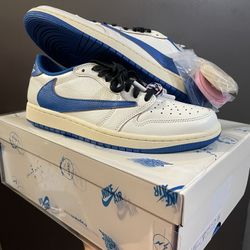 Nike Air Jordan 1 Retro Low Travis Fragment 2025 Size 9.5 DS 