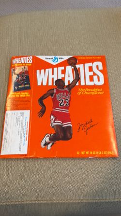 Michael Jordan WHEATIES box