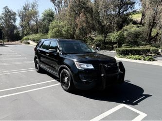 2018 Ford Explorer police interceptor