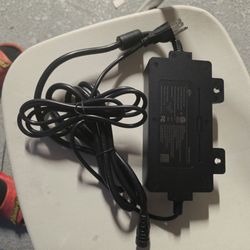 Black Battery Charger with Power Cord