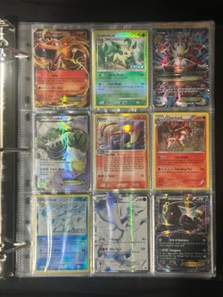 Pokémon card binder collection