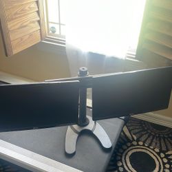 Computer Screens And Double Stand 