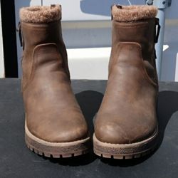 Cliffs by White Mountain Boots Womens 10 m  Blasting Mid Calf Brown Faux Leather