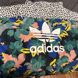 Adidas Retro Leggings With Matching Windbreaker