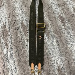 Authentic Louis Vuitton Khaki Guitar Strap