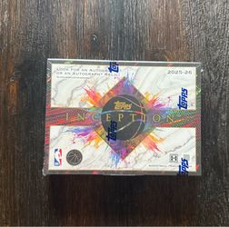 Topps inception basketball hobby box 2025-2026
