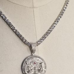 925 Sterling silver Tenesee Chain And Charm