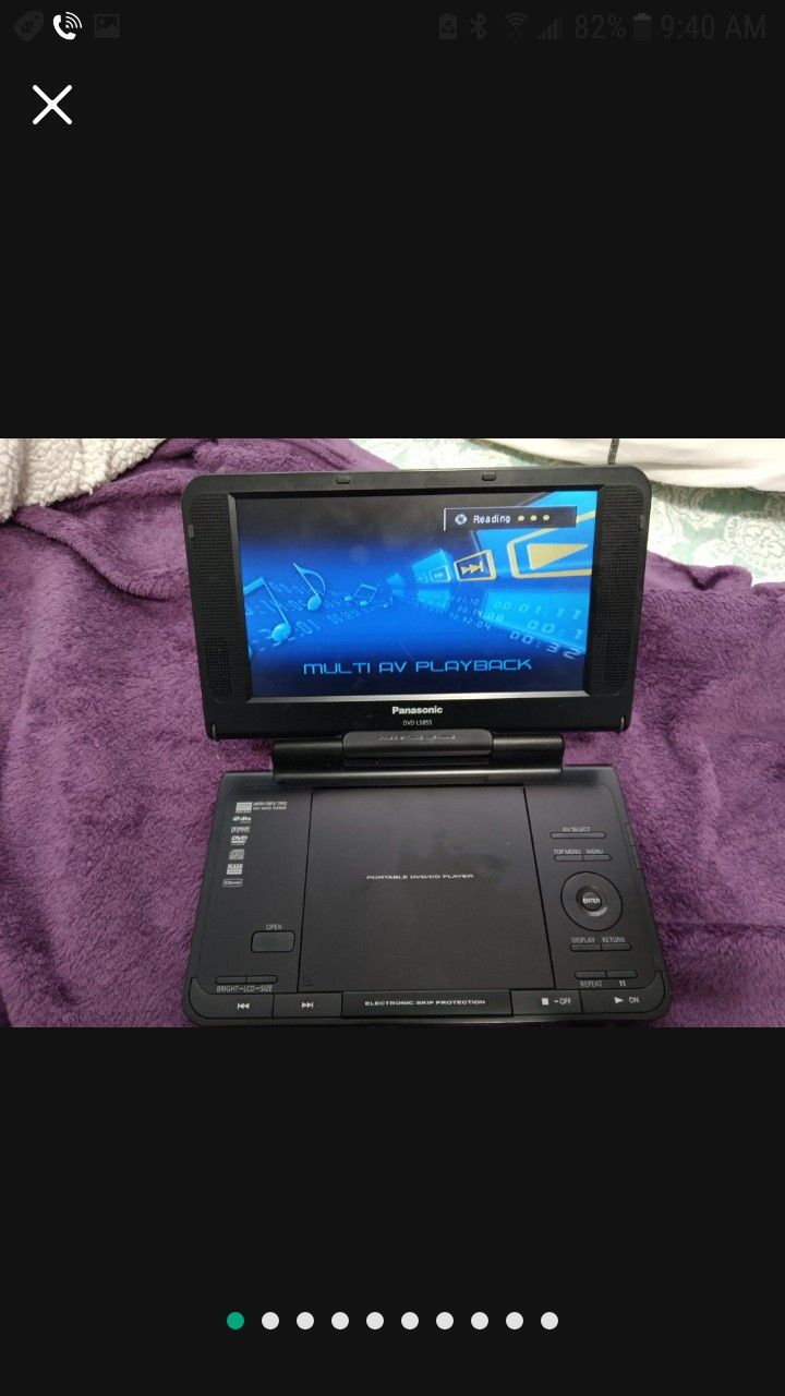 Panasonic 8.5 Portable DVD Player