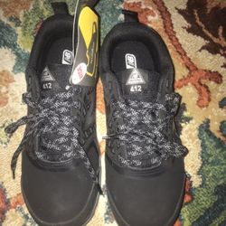 New Balance Industrial Mens MID412B1 Black Safety Toe Work Shoes Sz 8 Wide 2E