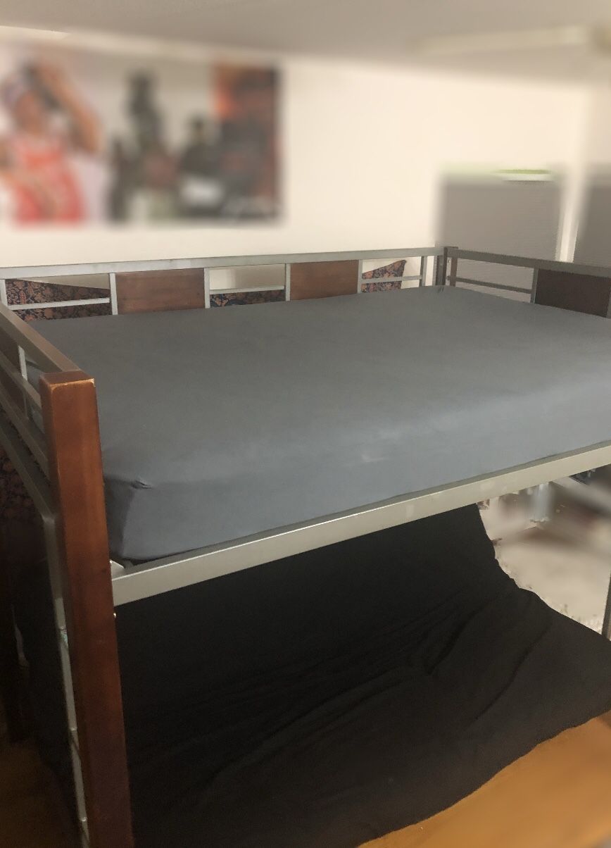 Full Bunk Bed with Two Mattresses