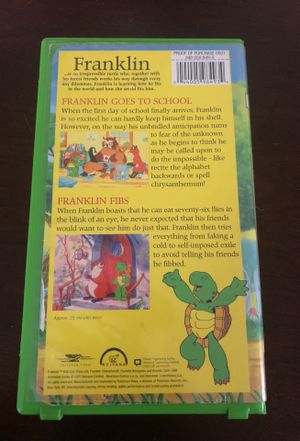 Franklin Goes To School Vhs Kids Movie For Sale In Southgate Mi