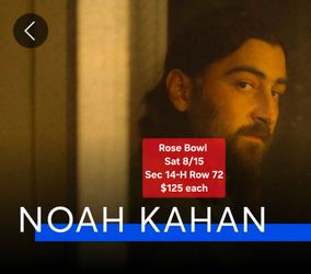 NOAH KAHAN @ The Rose Bowl 8/15