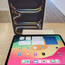 Apple iPad Pro 11in M4 Chip 256GB Newest Model - $1 DOWN TODAY, NO CREDIT NEEDED