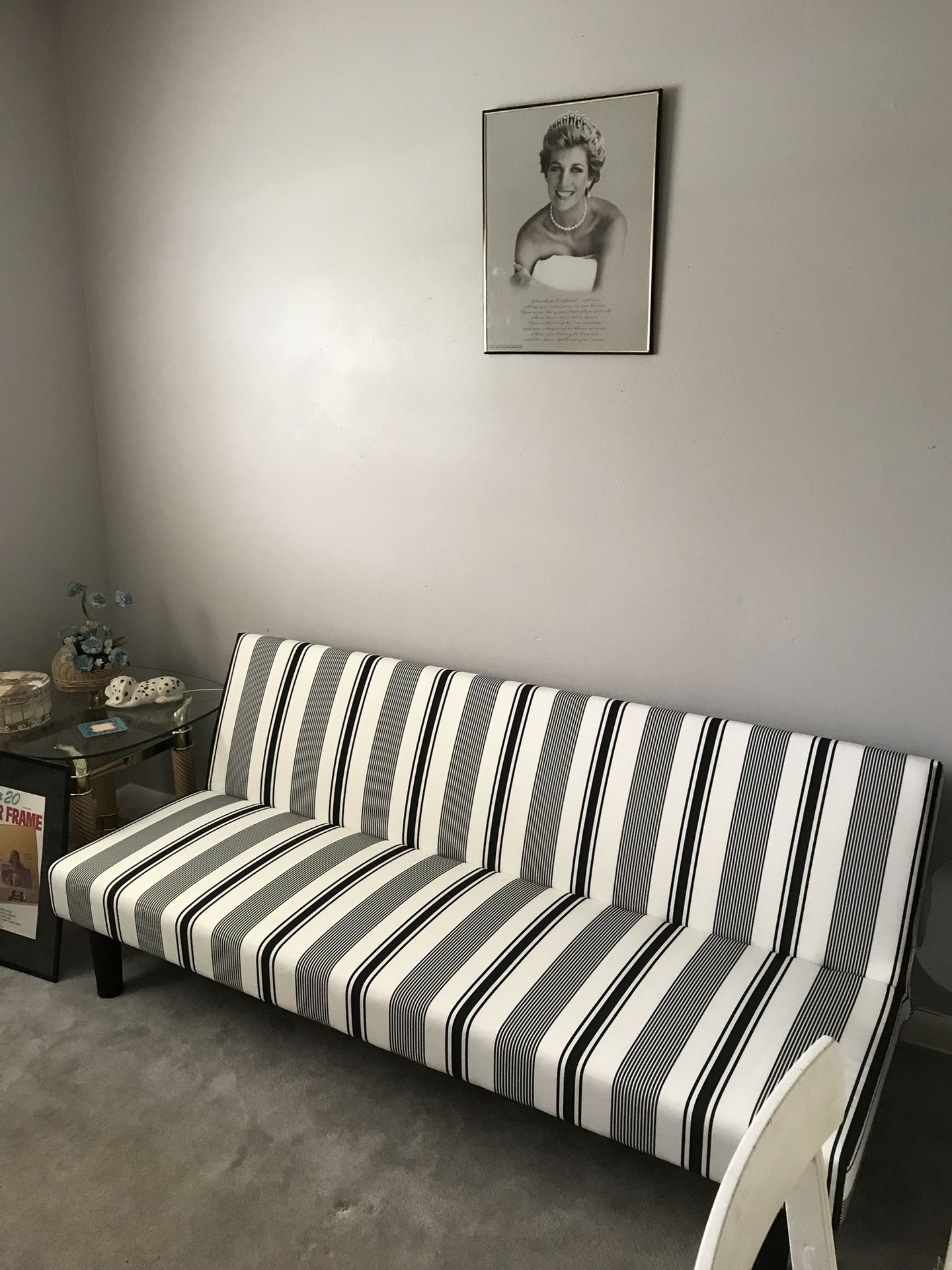 It’s A Black And White Futon