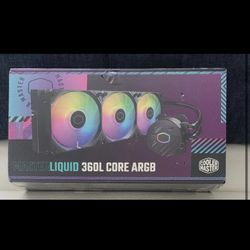 Cooler Master MasterLiquid 360L Core ARGB CPU Liquid Cooler - Dual Chamber Gen S Pump