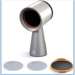 Portable Range Hood 3-Speed Suction Desktop Compact Range Hood with 2 Activated Carbon High-Absorption Cotton Replace Filter Low Noise Kitchen Exhaust