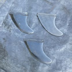 FCS 1 Fins, Future Fins Softtop Fins And Leash