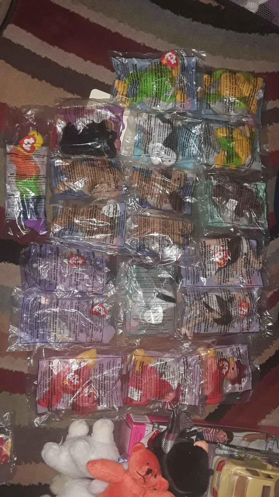 New In package unopened ty tiny beanie babies