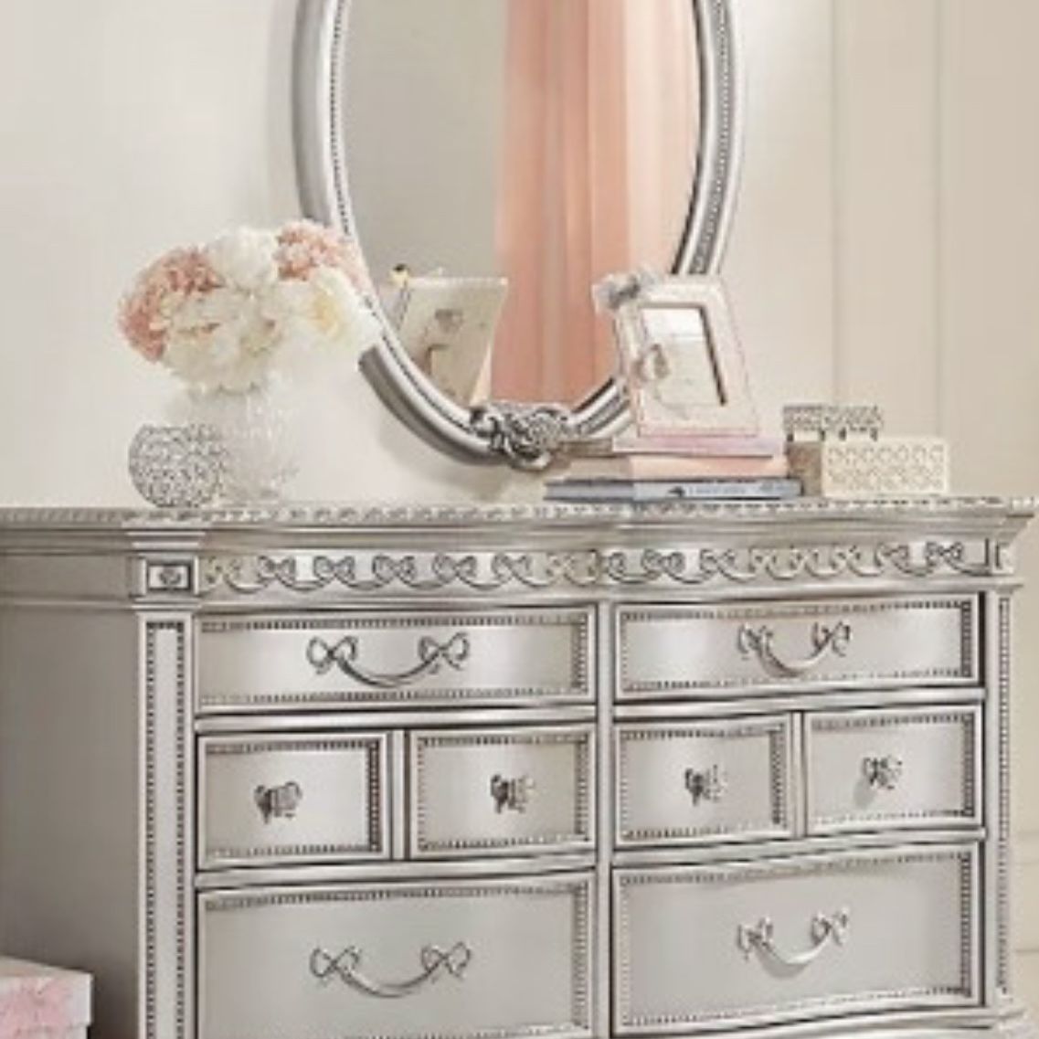 disney princess dresser replacement parts Disney Princess Sparkle White 6 Drawer Dresser