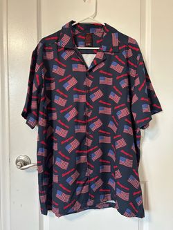 Snap-On American Flag Shirt (Men’s Large)