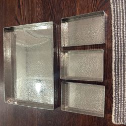 Pigeon And Poodle Set Of Trays 