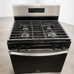 Whirlpool Stainless Gas Stove – No Preheat Mode 🔥 Retail $999