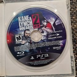 Kane & Lynch Dog Days 2 Game For Playstation 3