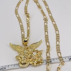 Saint Michael's Chain Gold-plated Figaro