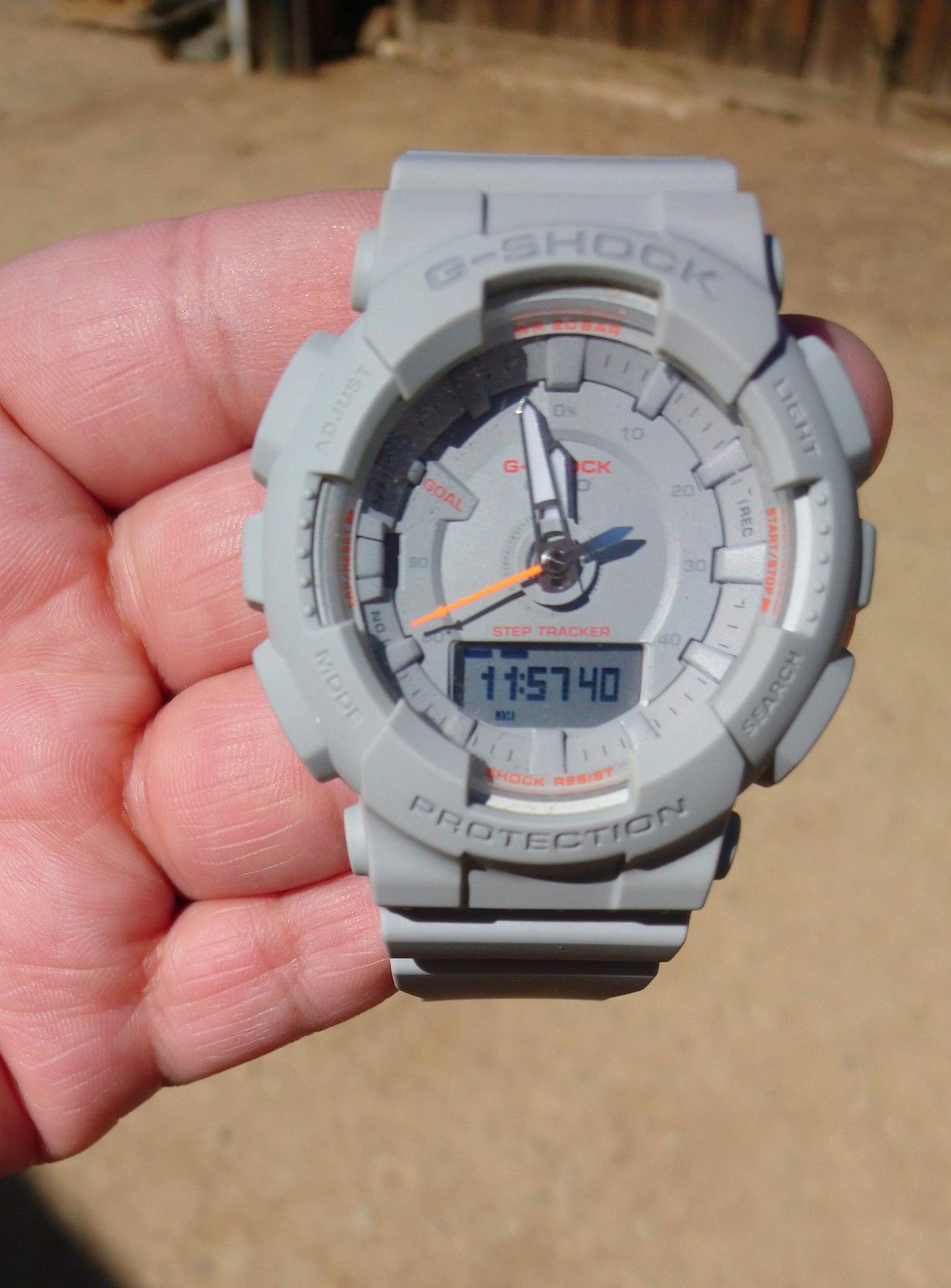 G-Shock Gray Watch Water Resistant