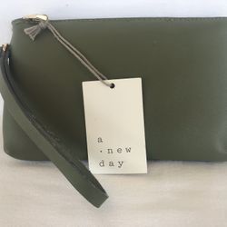 A new day, Clutch Wristlet Pouch