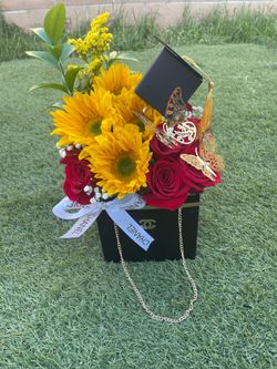 Graduation flower arrangements