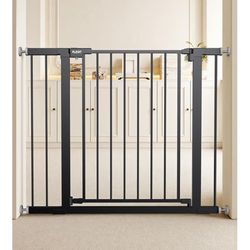 29.5-40.5" Baby Gate for Stairs, Dog Gate for Doorways, Walk Thru Auto Close Metal Baby Safety Gate for The House, Stairs and Doorways, Child Gate Pre