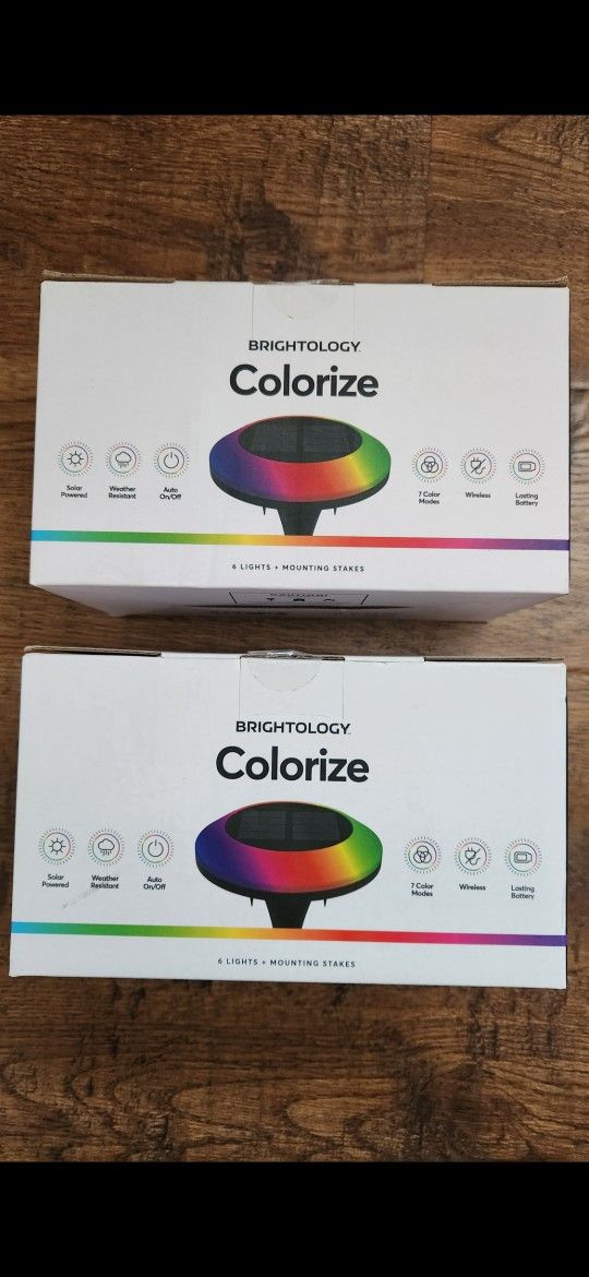 Solar 8 Colors Landscape Light Decorative for Walkway Patio Yard(6 Pack)
$30 Each Box. 