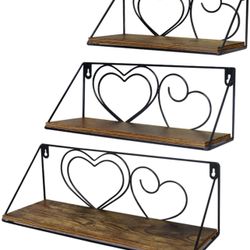 Floating Hanging Heart Decor