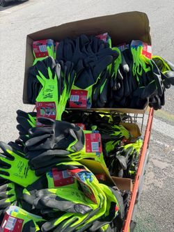 Milwaukee High Visibility Cut Level 2 Polyurethane Gloves 10” XL Green